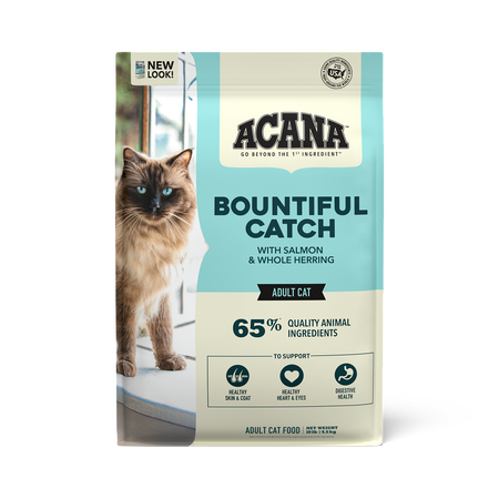 Acana Bountiful Catch Salmon with Herring Adult Dry Cat Food - 340G