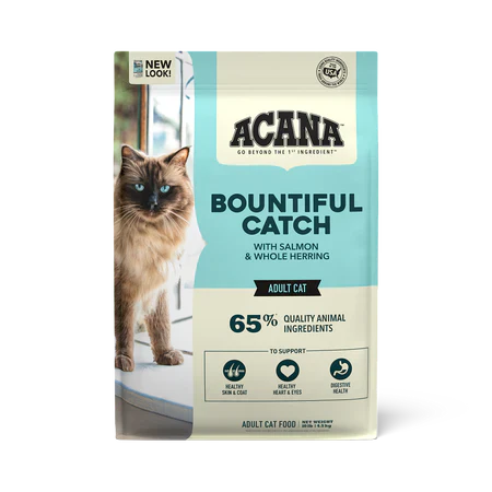 Acana Bountiful Catch Salmon with Herring Adult Dry Cat Food - 1.8KG