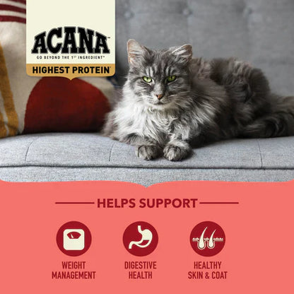 Acana Highest Protein Indoor Dry Cat Food - 1.8KG
