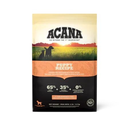 Acana Puppy Recipe Dry Puppy Food - 11.4KG