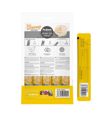 Fedem Cat Creamy Treats – Chicken Flavour with Egg Yolk 60gx5pcs