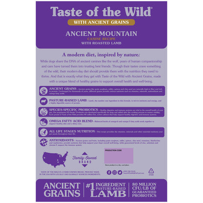 Ancient Mountain Canine Recipe 2.27Kg