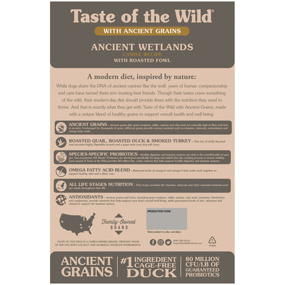 Ancient Wetlands Canine Recipe 2.27Kg