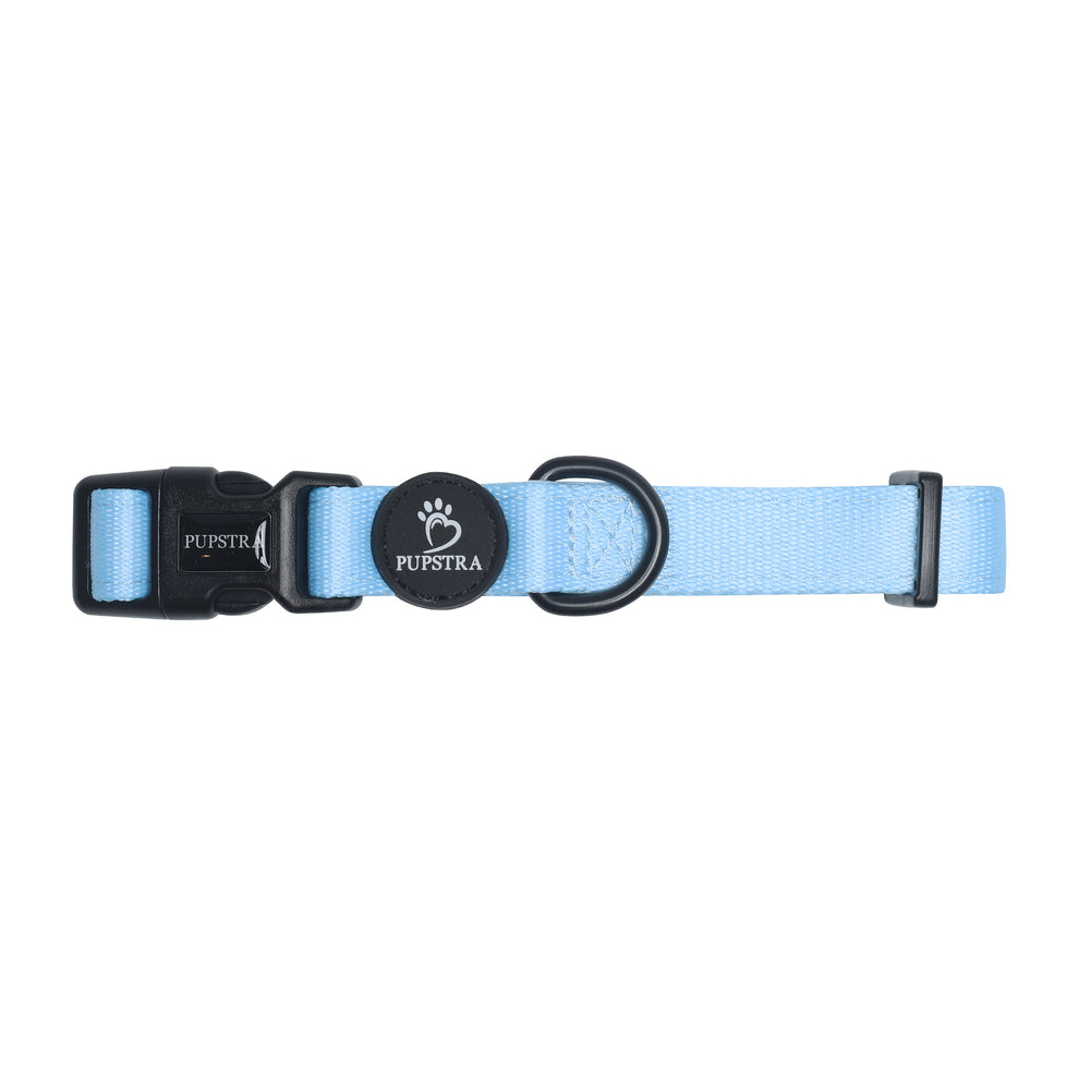 Pupstra Medium Blue Dog Collar (32-50x2cm)