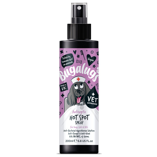 Bugalugs Antiseptic Hot Spot Spray for Pets - 200ML