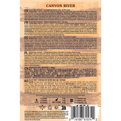 Taste of the Wild Canyon River Cat Pouch Chunks in Gravy - 85g