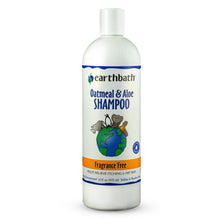 earthbath® Oatmeal &amp; Aloe Shampoo, Fragrance Free, Helps Relieve Itchy Dry Skin, Made in USA, 16 oz