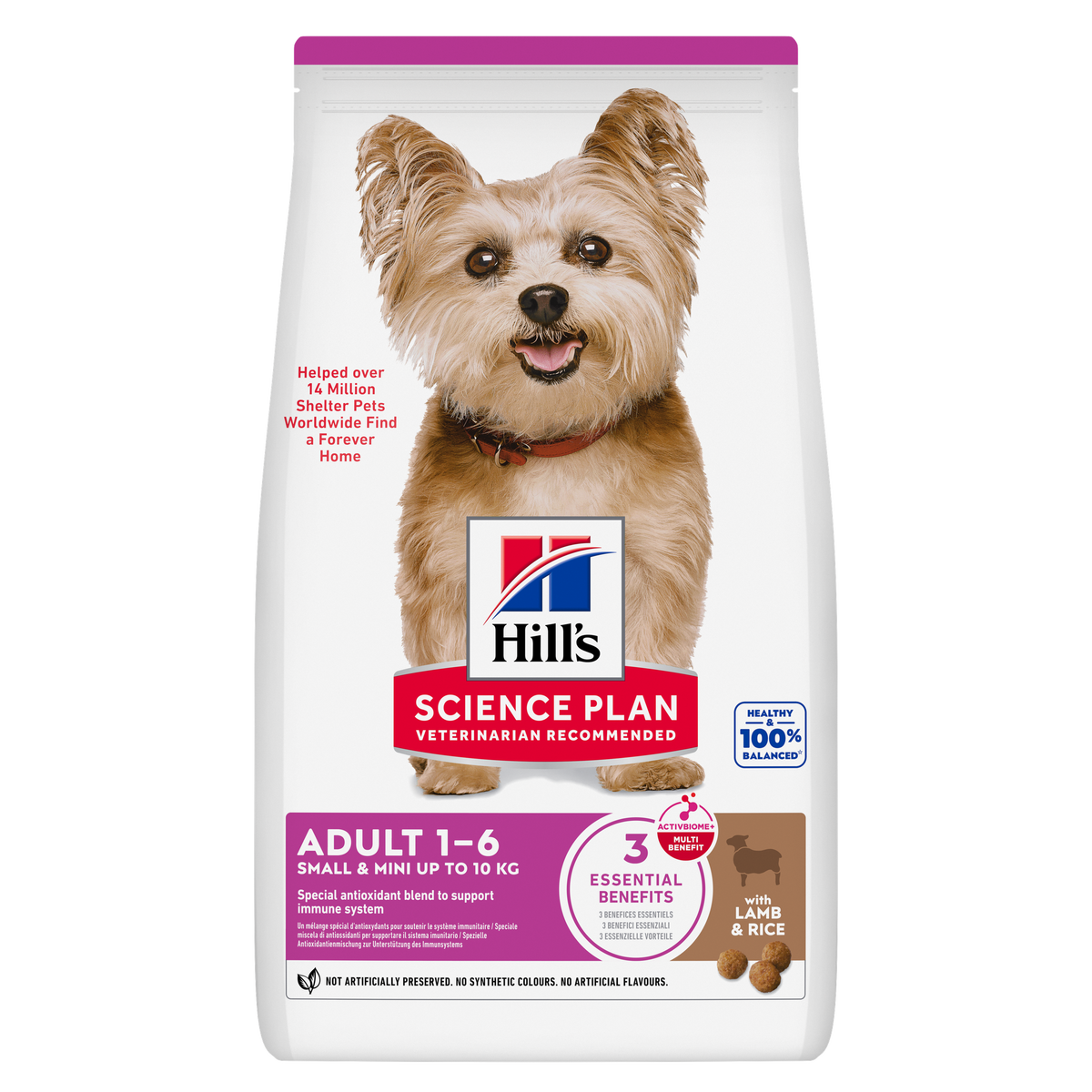 HillÃƒÆ’Ã‚Â¢ÃƒÂ¢Ã¢â‚¬Å¡Ã‚Â¬ÃƒÂ¢Ã¢â‚¬Å¾Ã‚Â¢s Science Plan Small and Mini Adult Dog Food With Lamb and Rice (1.5kg) (EXP: 3.27)