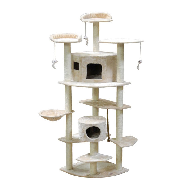 Go Pet Club 80" Cat Tree CondoOverall Size : 30"L x 45"W x 80"H