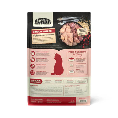Acana Indoor Entree Dry Cat Food - 4.5KG