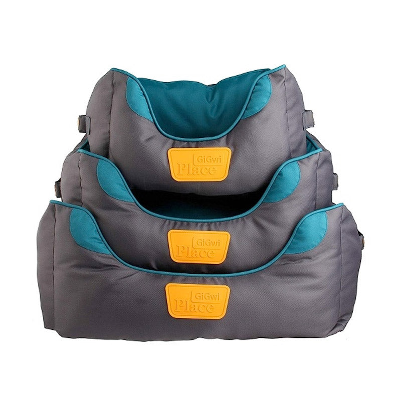 Gigwi Place Soft Bed Canvas TPR (Green &amp; Gray)