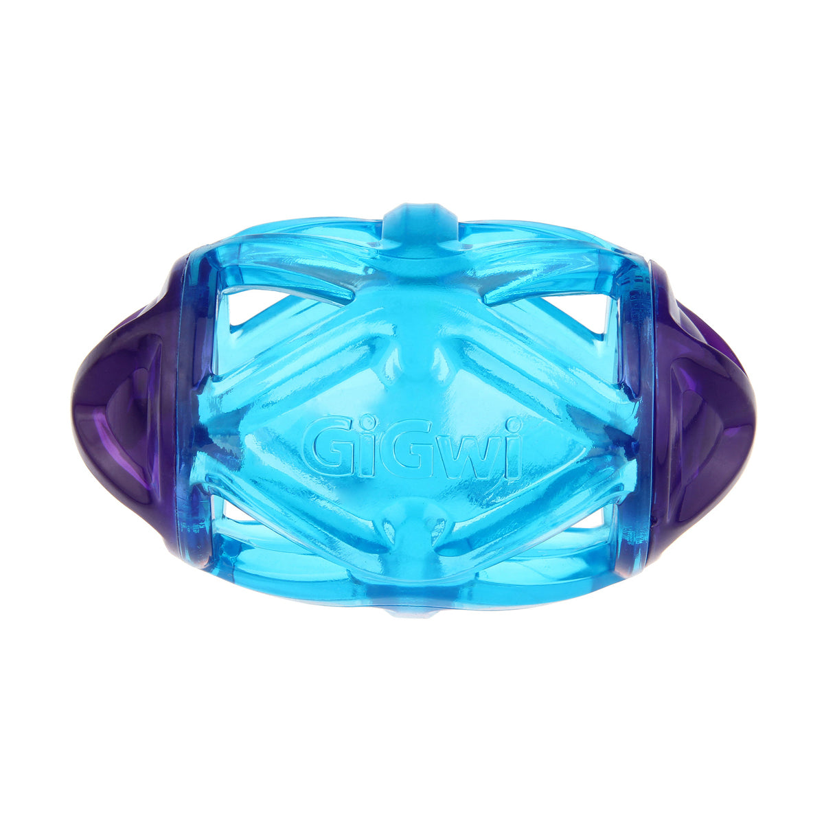 GiGwi TPR Rugby with Two LED - Blue