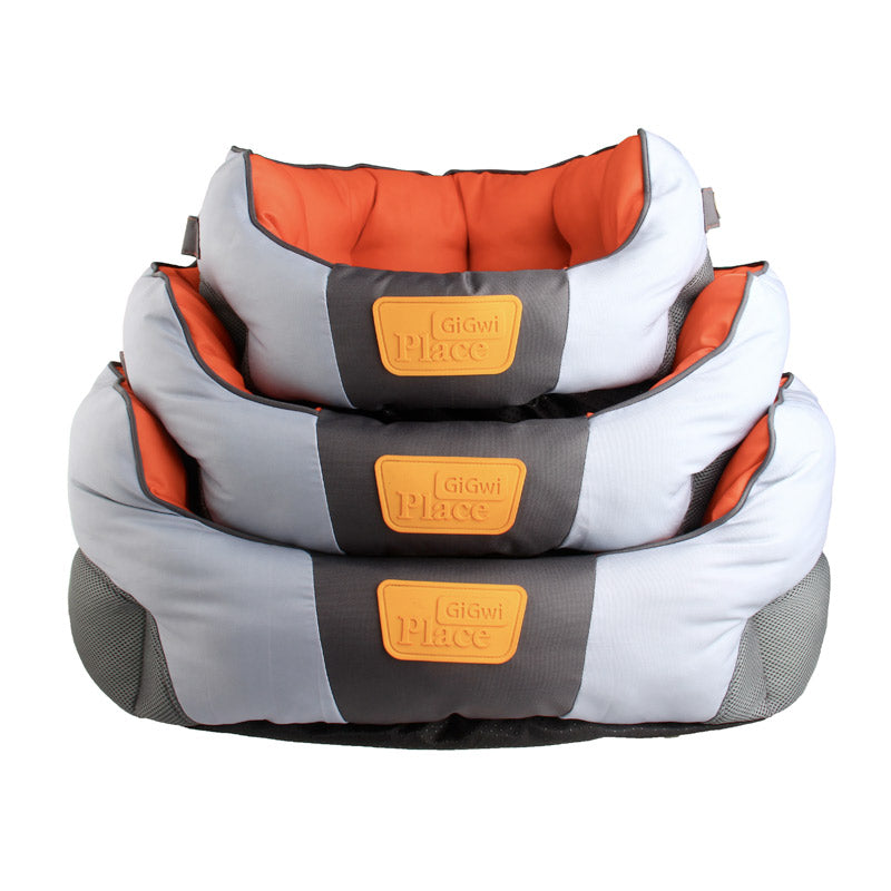 Gigwi Place Soft Bed Canvas TPR Red &amp; Orange