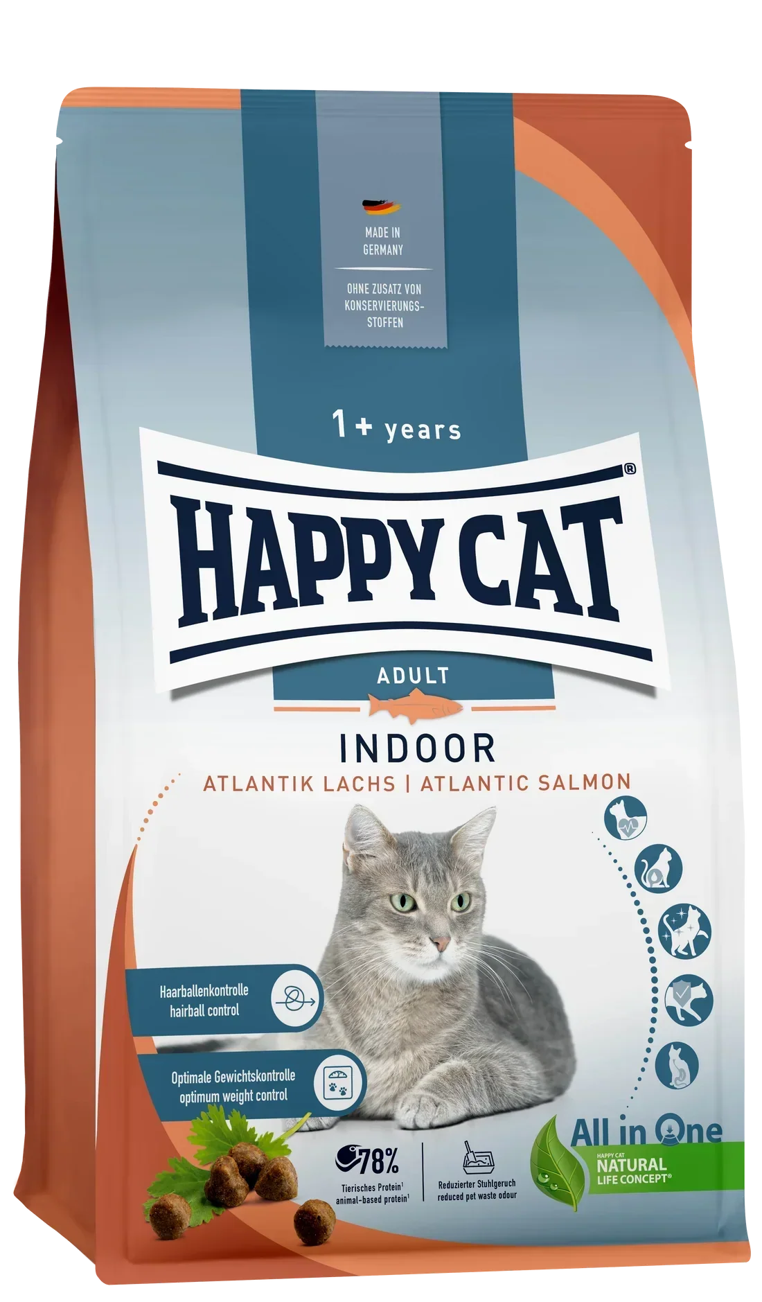 Happy Cat Indoor Atlantic Lachs 0.3 kg