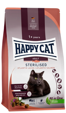 Happy Cat Adult Sterilised Atlantik-Lachs (Atlantic Salmon) 1.3 KG