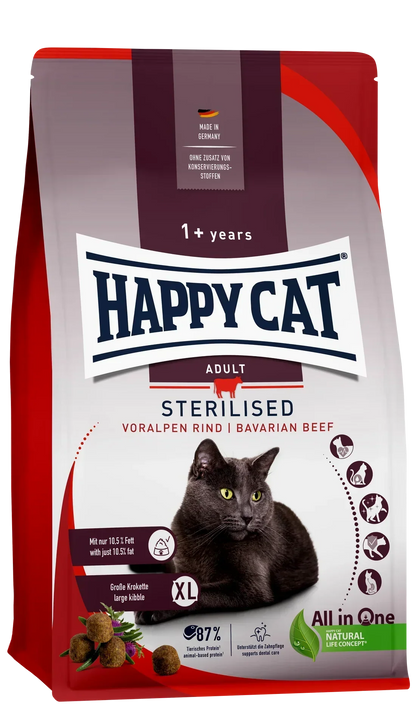 Happy Cat Sterilised Bavarian Beef 300 G
