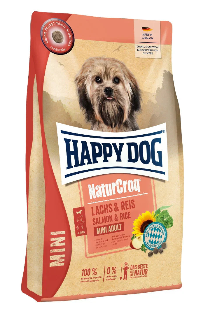 Happy Dog NaturCroq Mini Lachs & Reis (Salmon & Rice) 4 KG