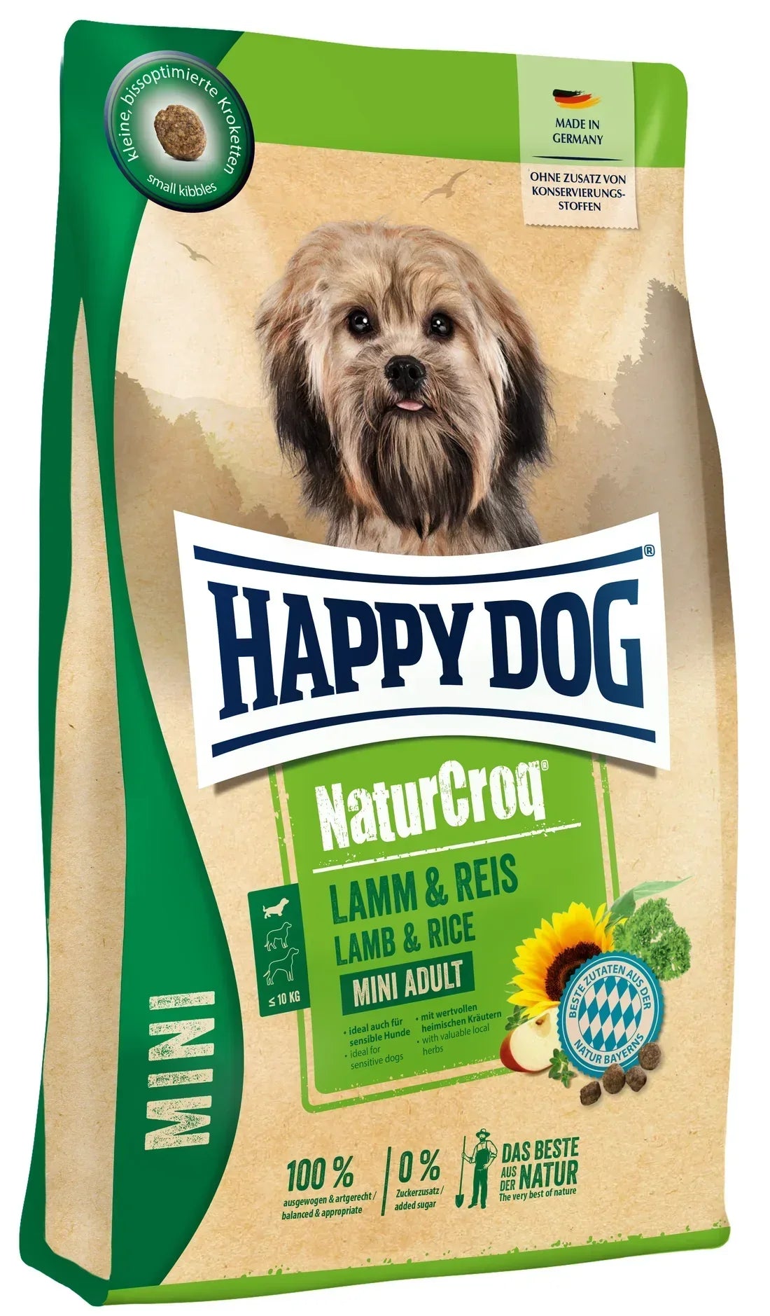 Happy Dog NaturCroq Mini Lamm & Reis (Lamb & Rice) 0.8 KG