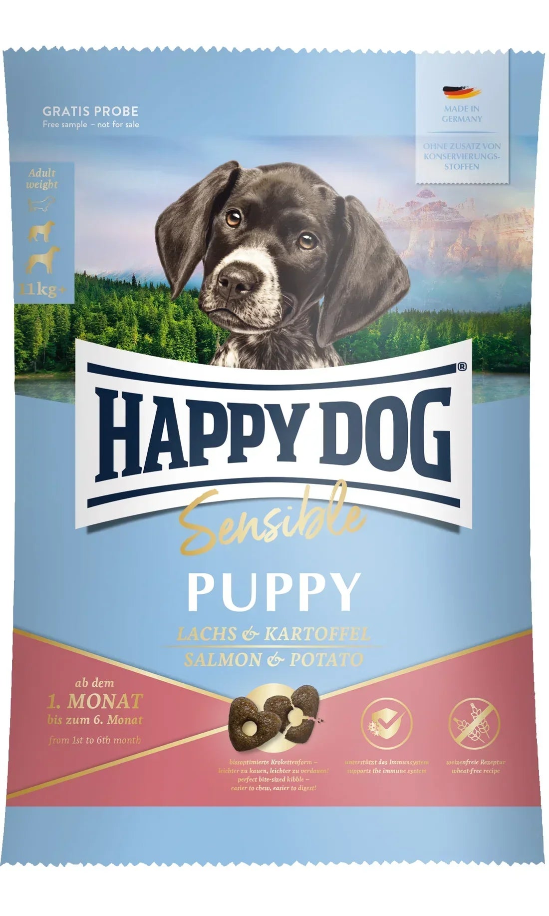 Happy Dog Sensible Puppy Lachs & Kartoffel 4 KG