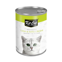 Kit Cat Wild Caught Tuna with Katsuobushi  Canned Cat Food 400g