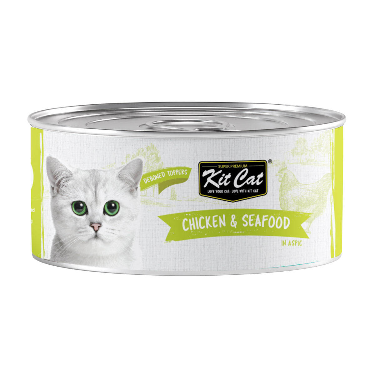 Kit Cat Chicken &amp; Seafood 80g (1 Box -24pcs)