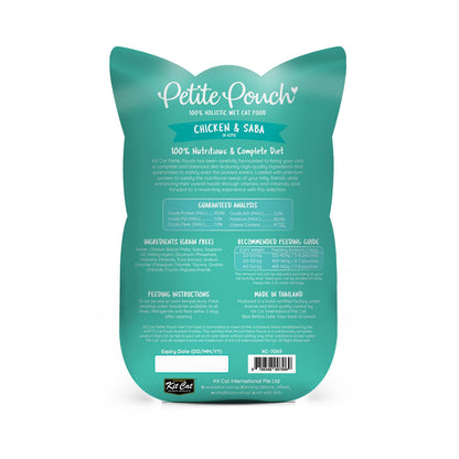 Kit Cat Petite Pouch 70g - Chicken & Saba (1 Box -24pcs)
