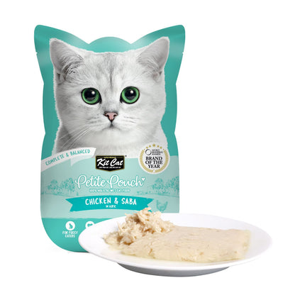 Kit Cat Petite Pouch 70g - Chicken & Saba (1 Box -24pcs)