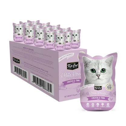 Kit Cat Petite Pouch 70g - Chicken & Tuna (1 Box -24pcs)