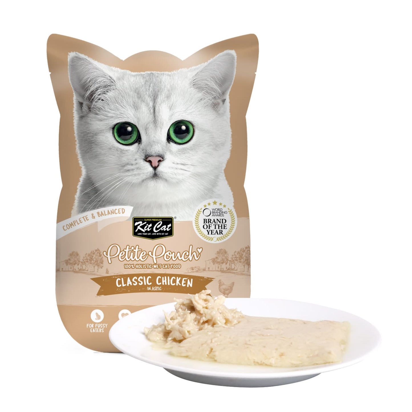 Kit Cat Petite Pouch 70g - Classic Chicken (1 Box -24pcs)