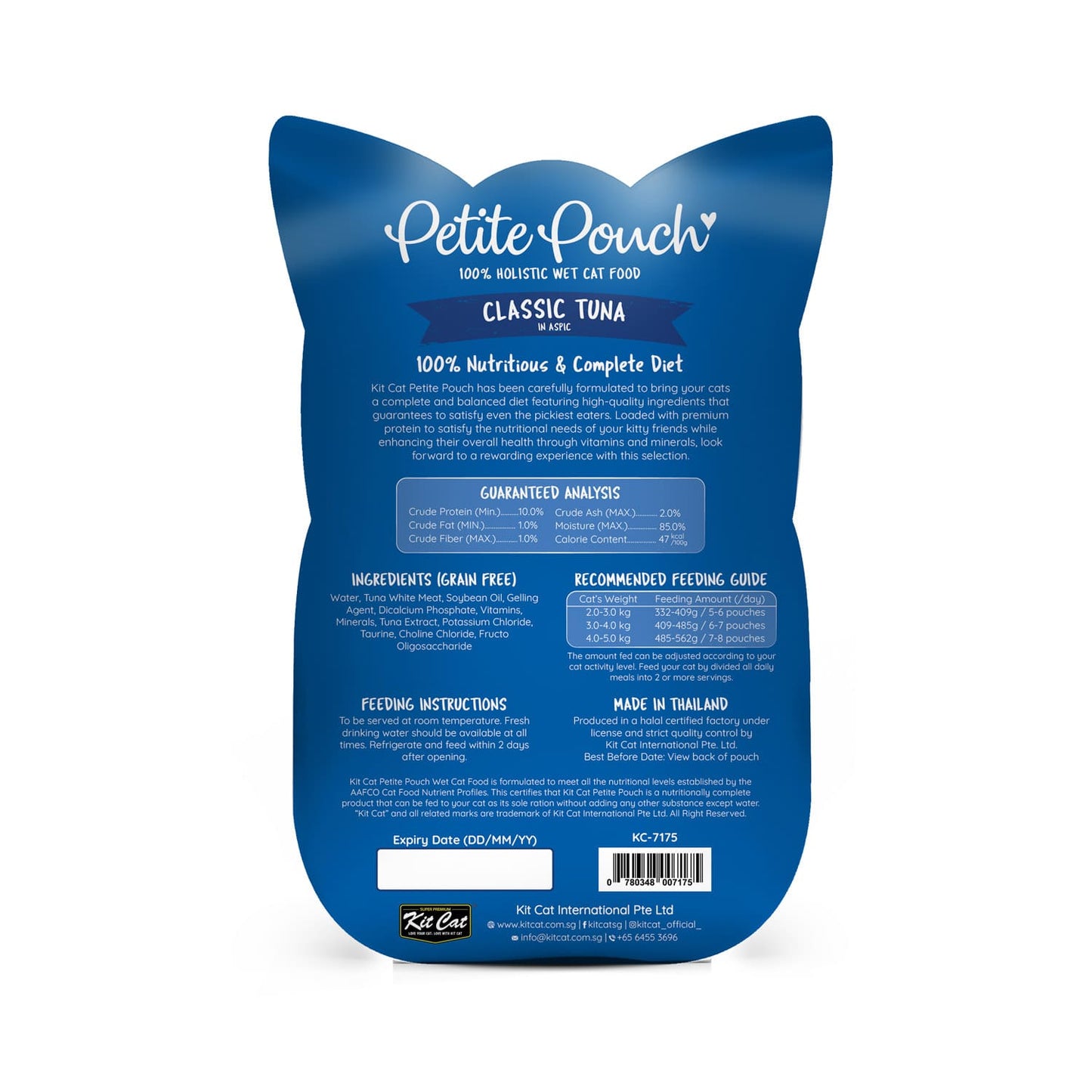 Kit Cat Petite Pouch 70g - Classic Tuna (1 Box -24pcs)