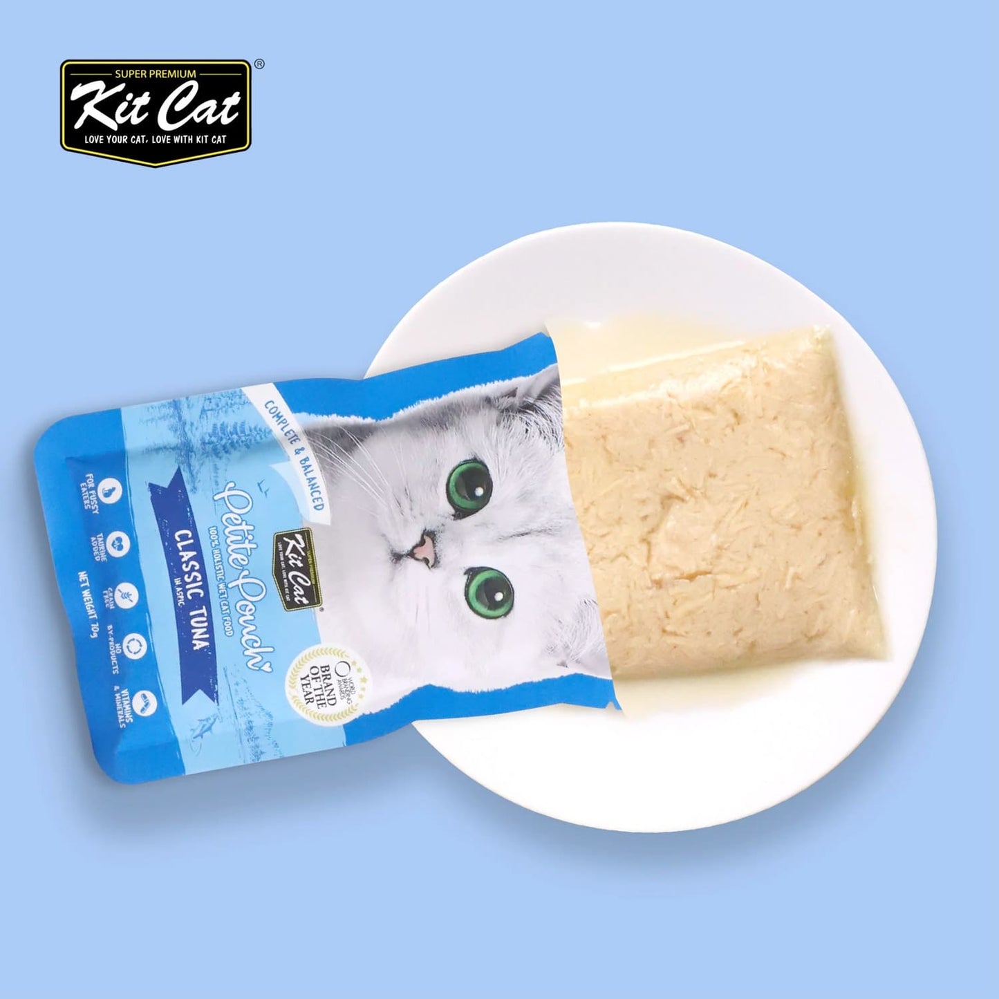 Kit Cat Petite Pouch 70g - Classic Tuna (1 Box -24pcs)