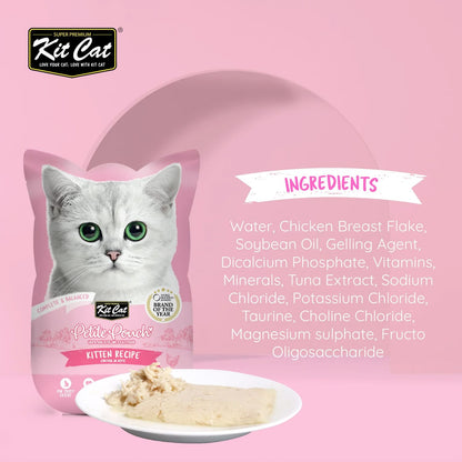 Kit Cat Petite Pouch 70g - Kitten Chicken (1 Box -24pcs)