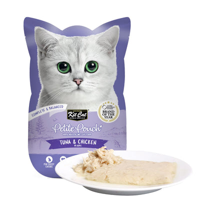 Kit Cat Petite Pouch 70g - Tuna &amp; Chicken (1 Box -24pcs)