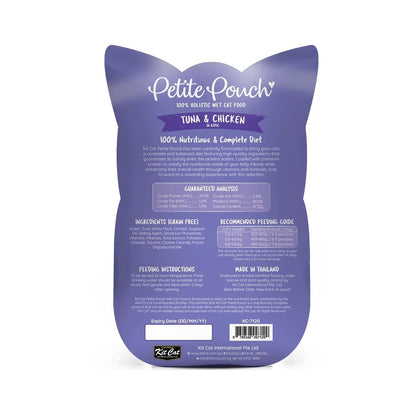 Kit Cat Petite Pouch 70g - Tuna &amp; Chicken (1 Box -24pcs)