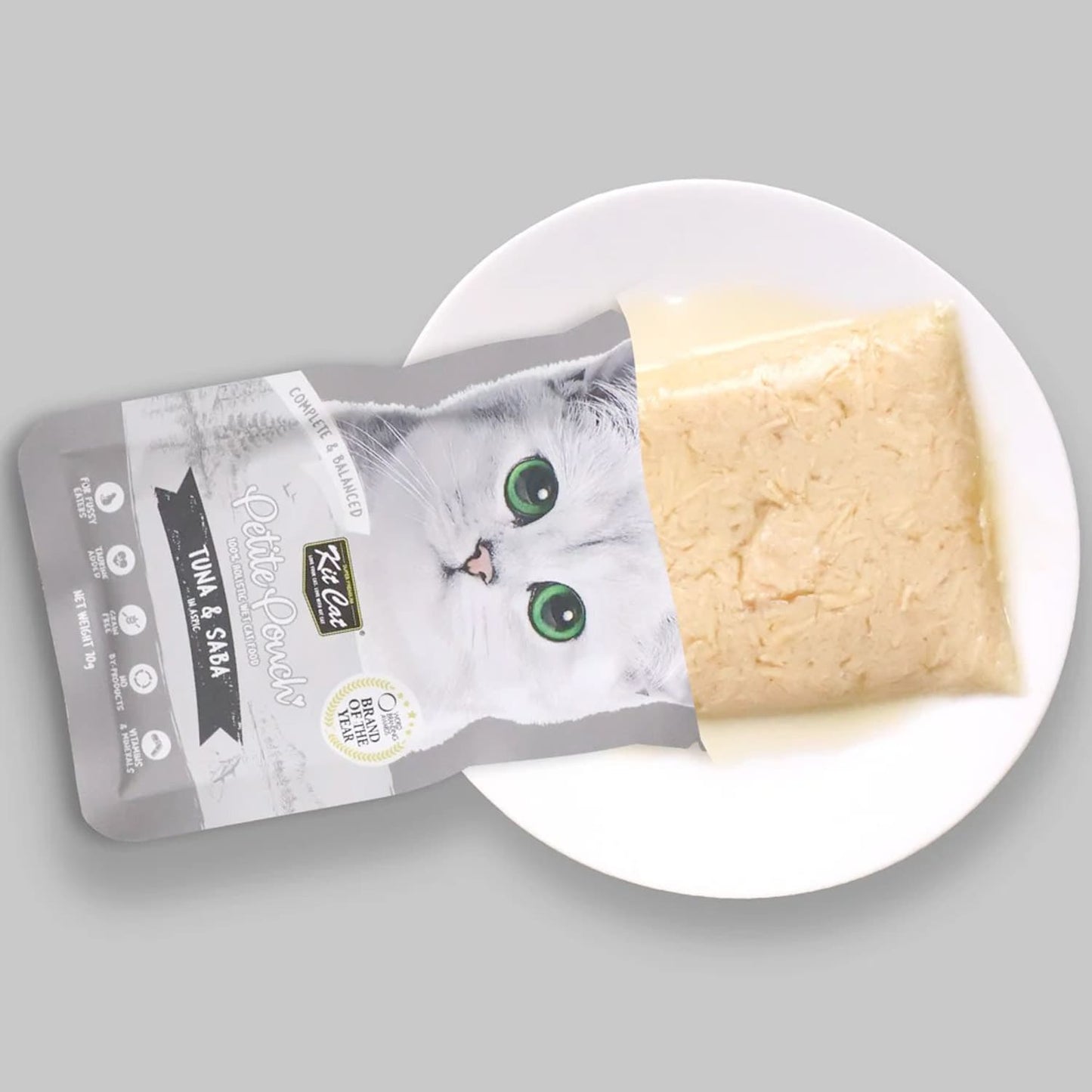 Kit Cat Petite Pouch 70g - Tuna & Saba (1 Box -24pcs)