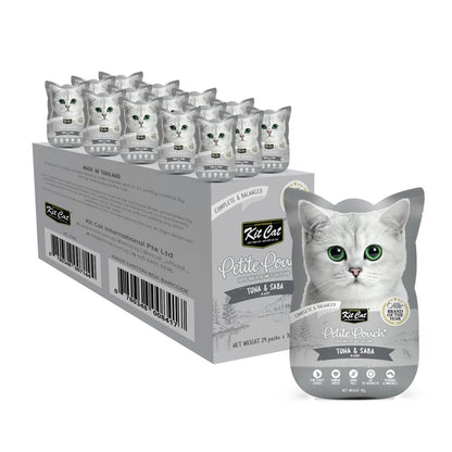 Kit Cat Petite Pouch 70g - Tuna & Saba (1 Box -24pcs)