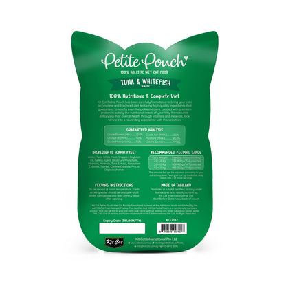 Kit Cat Petite Pouch 70g - Tuna & Whitefish (1 Box -24pcs)