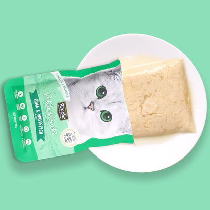 Kit Cat Petite Pouch 70g - Tuna & Whitefish (1 Box -24pcs)