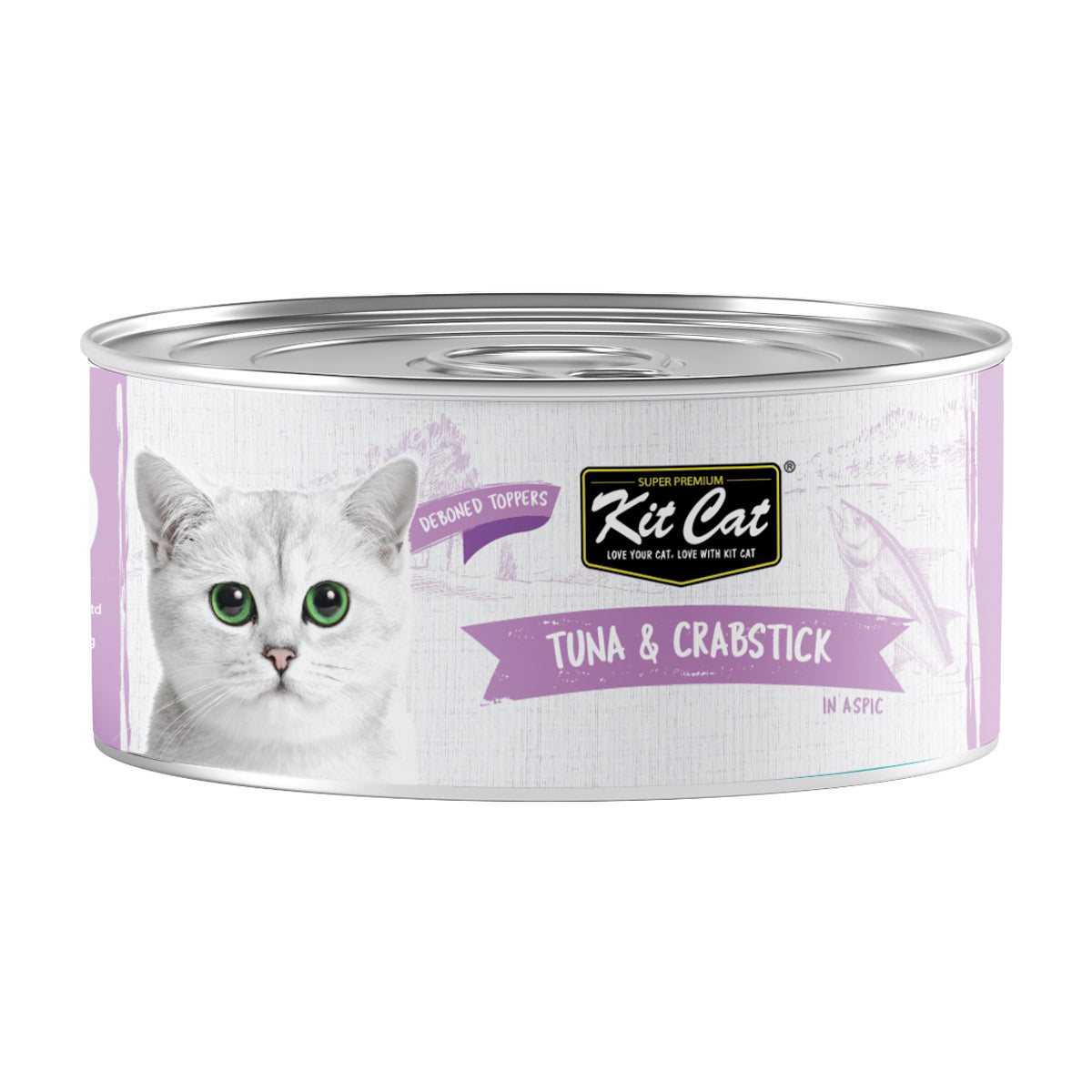 Kit Cat Tuna &amp; Crabstick 80g (1 Box -24pcs)
