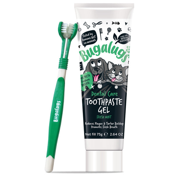 Bugalugs Dental Care Kit 1 for Dogs & Cats - 75G