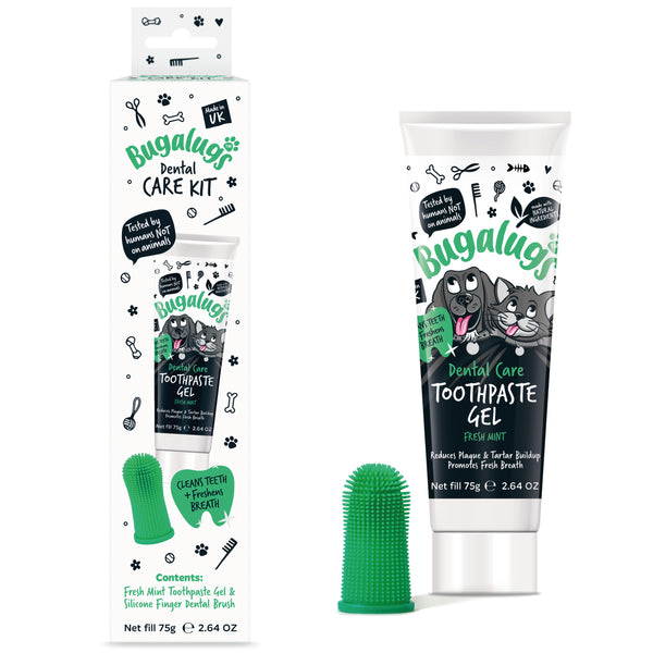 Bugalugs Dental Care Kit 2 for Dogs & Cats - 75G