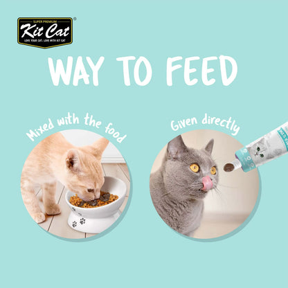 Kit Cat Daily Nutritional Supplement Gel For Cats &amp; Kittens- Weight Gain (120g)