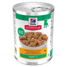 HillÃƒÆ’Ã‚Â¢ÃƒÂ¢Ã¢â‚¬Å¡Ã‚Â¬ÃƒÂ¢Ã¢â‚¬Å¾Ã‚Â¢s Science Plan Puppy Stew with Chicken and added Vegetables (12x363g)
