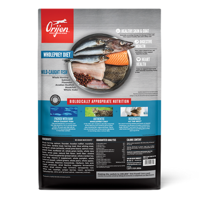 Orijen Six Fish Adult Dry Cat Food - 1.8KG
