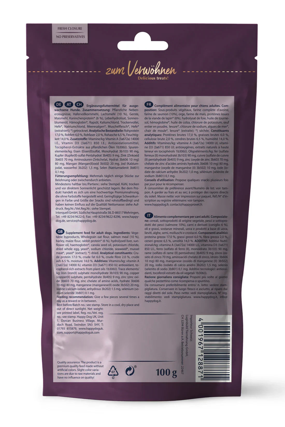 Happy Dog Soft Snack Ireland 100 G
