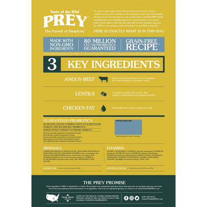 PREY Angus Beef Limited Ingredient Formula for Cats 6.8Kg
