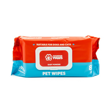 Thunder Paws Baby Powder Sanitary Pet Wipes - 80PCS