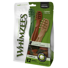 Toothbrush Star Medium Mix Brown / Green / Orange (12pcs)