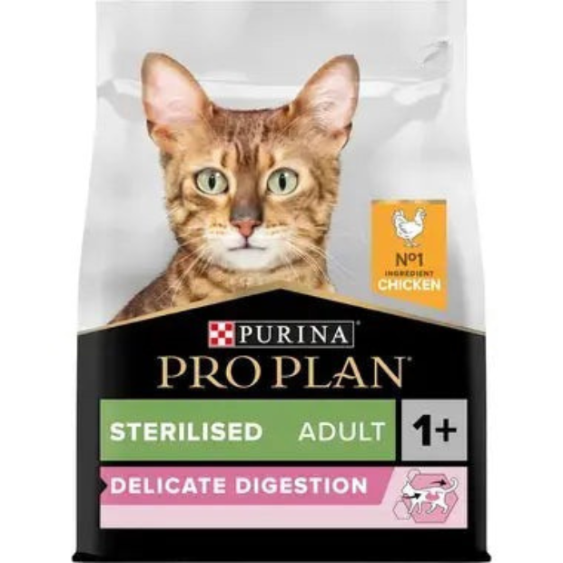 Pro Plan Sterilised Delicate Digestion Dry Food- Chicken 1.5kg