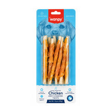 Wanpy Chicken Jerky & Rawhide Twists -10pcs(85g)